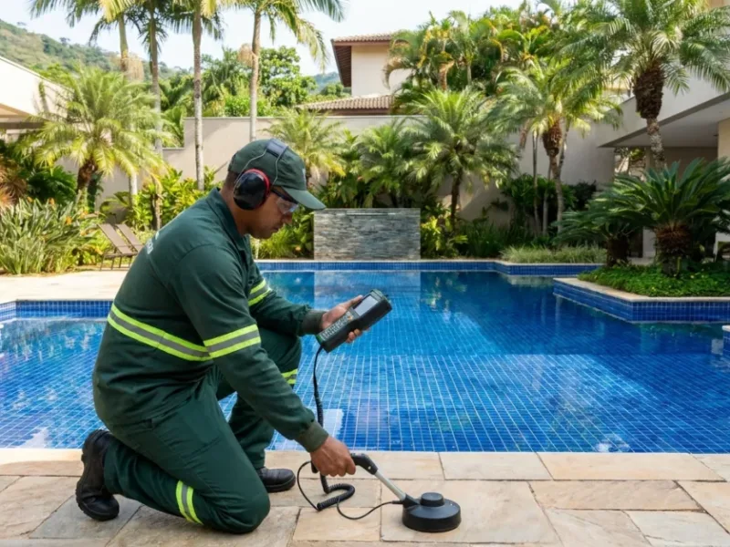 quais são os sinais de problema em piscinas que indicam caça vazamento? - Universo Ambiental