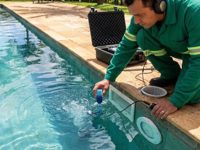 sinais de problema em piscinas que indicam vazamento - Universo Ambiental