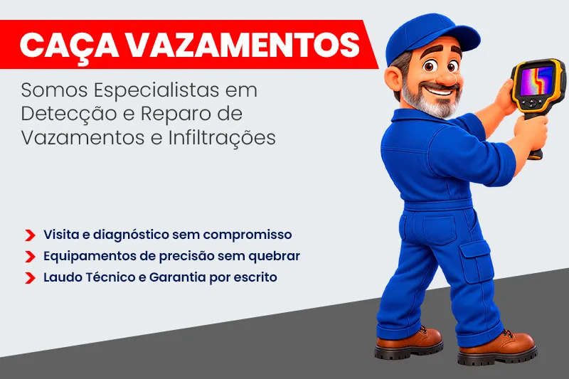 Caça Vazamento em Pisos em Campinas - SP - Universo Ambiental